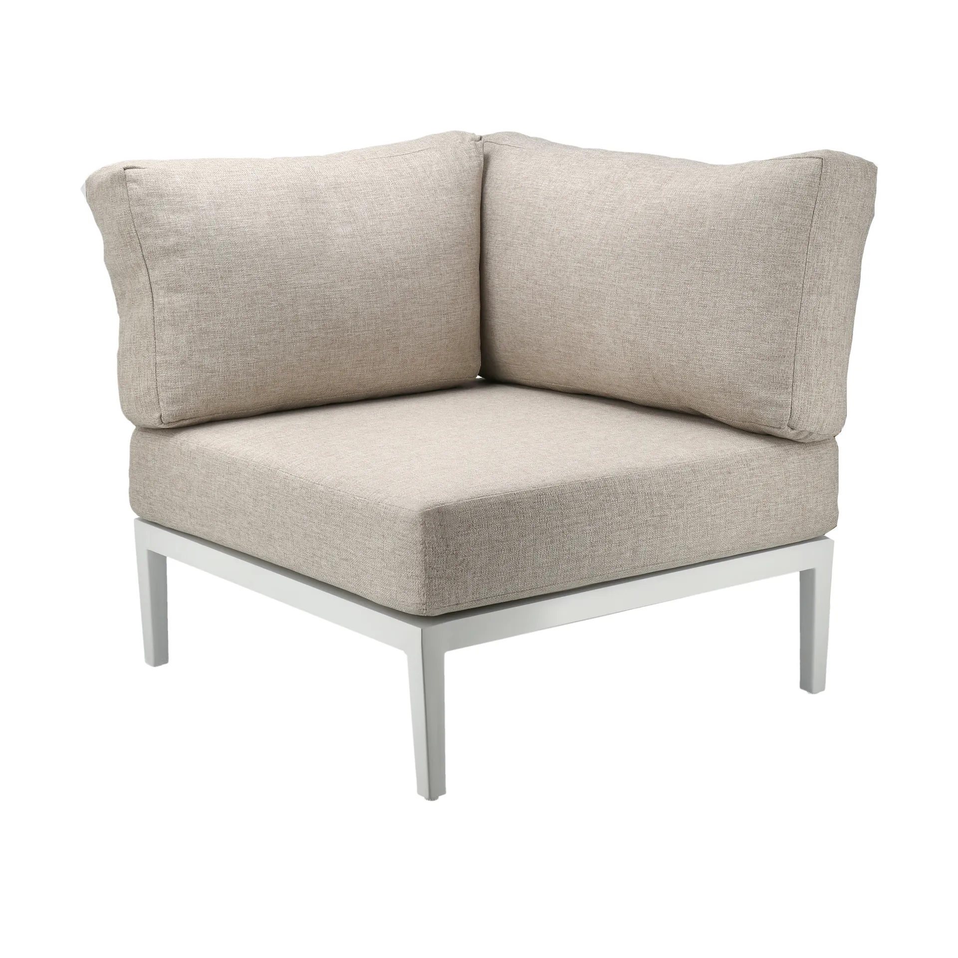 Santander modulsoffa hörnmodul, Vit-beige 1898