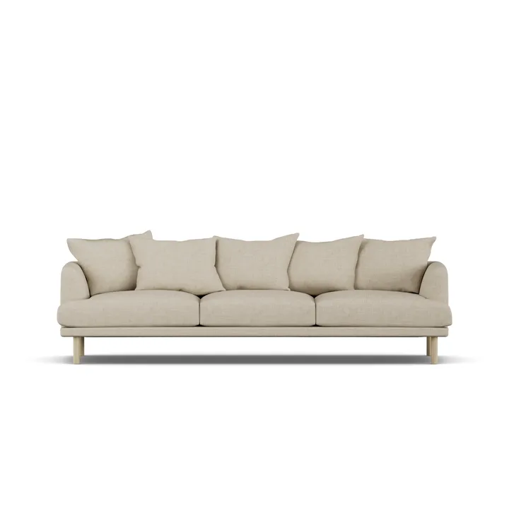 Sjövik soffa - Bern Beige 0341-vitoljad ek, 3,5-sits - 1898