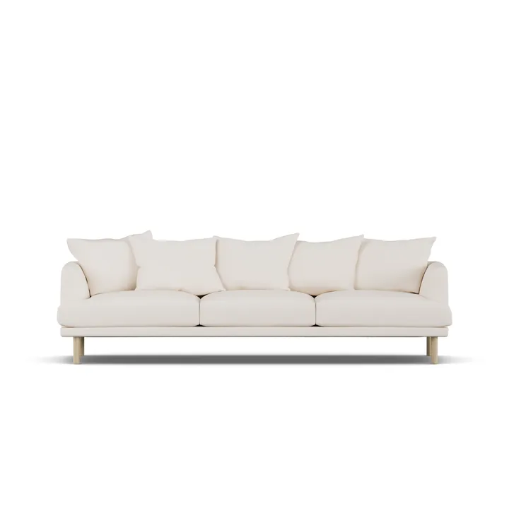 Sjövik soffa - Caleido Beige 9600-vitoljad ek, 3,5-sits - 1898