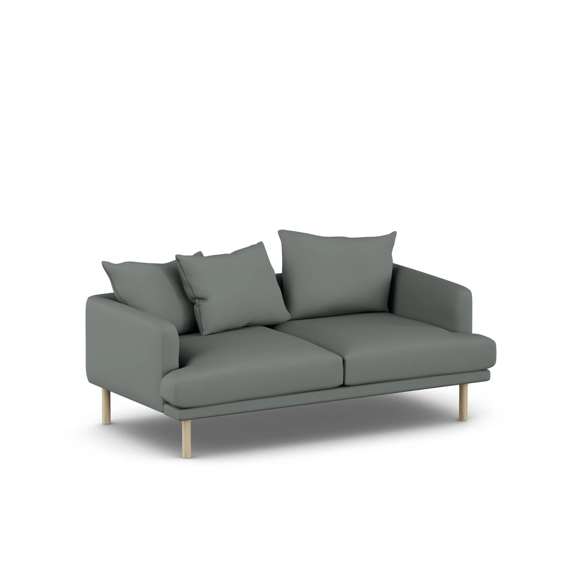 Sjövik soffa, Caleido Grey 1240-vitoljad ek, 2,5-sits 1898