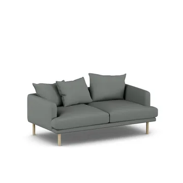 Sjövik soffa - Caleido Grey 1240-vitoljad ek, 2,5-sits - 1898
