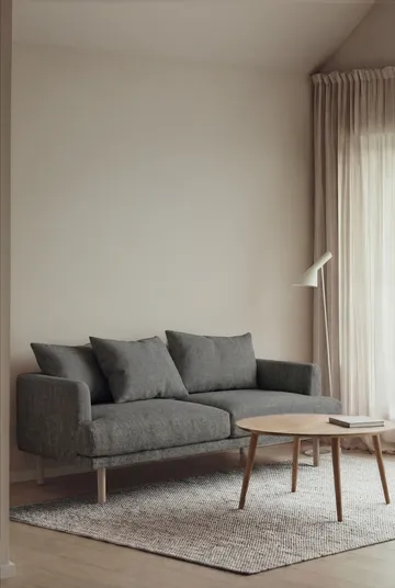 Sjövik soffa - Caleido Grey 1240-vitoljad ek, 2,5-sits - 1898
