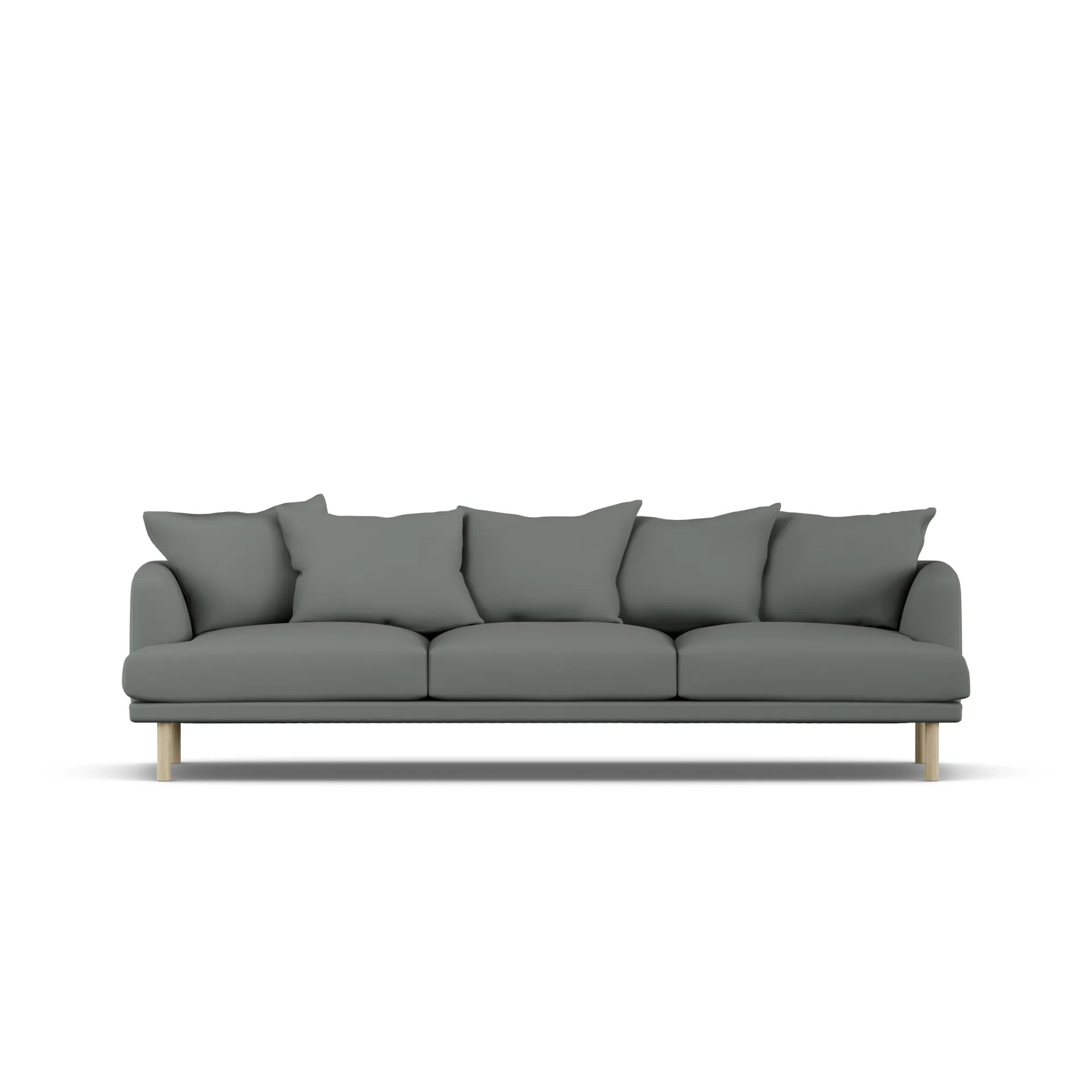 Sjövik soffa, Caleido Grey 1240-vitoljad ek, 3,5-sits 1898