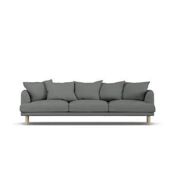 Sjövik soffa - Caleido Grey 1240-vitoljad ek, 3,5-sits - 1898