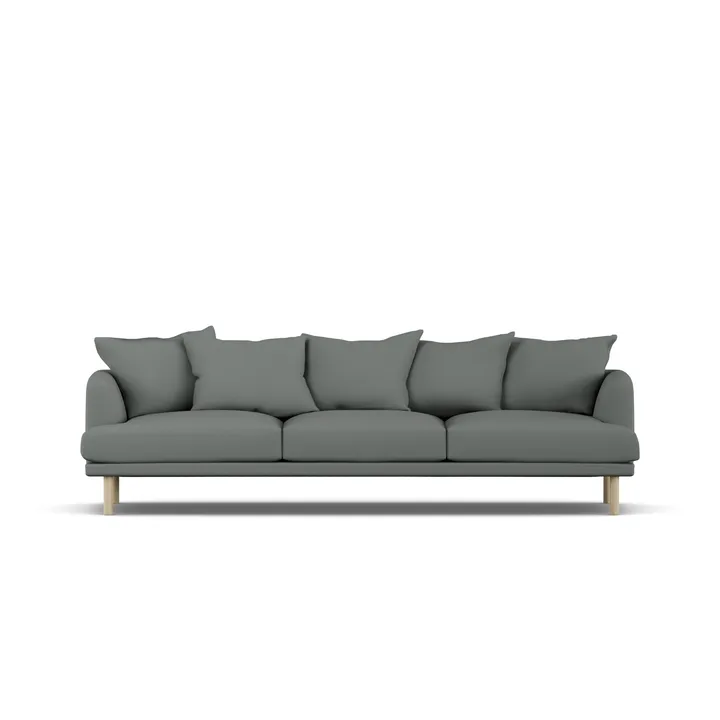 Sjövik soffa - Caleido Grey 1240-vitoljad ek, 3,5-sits - 1898