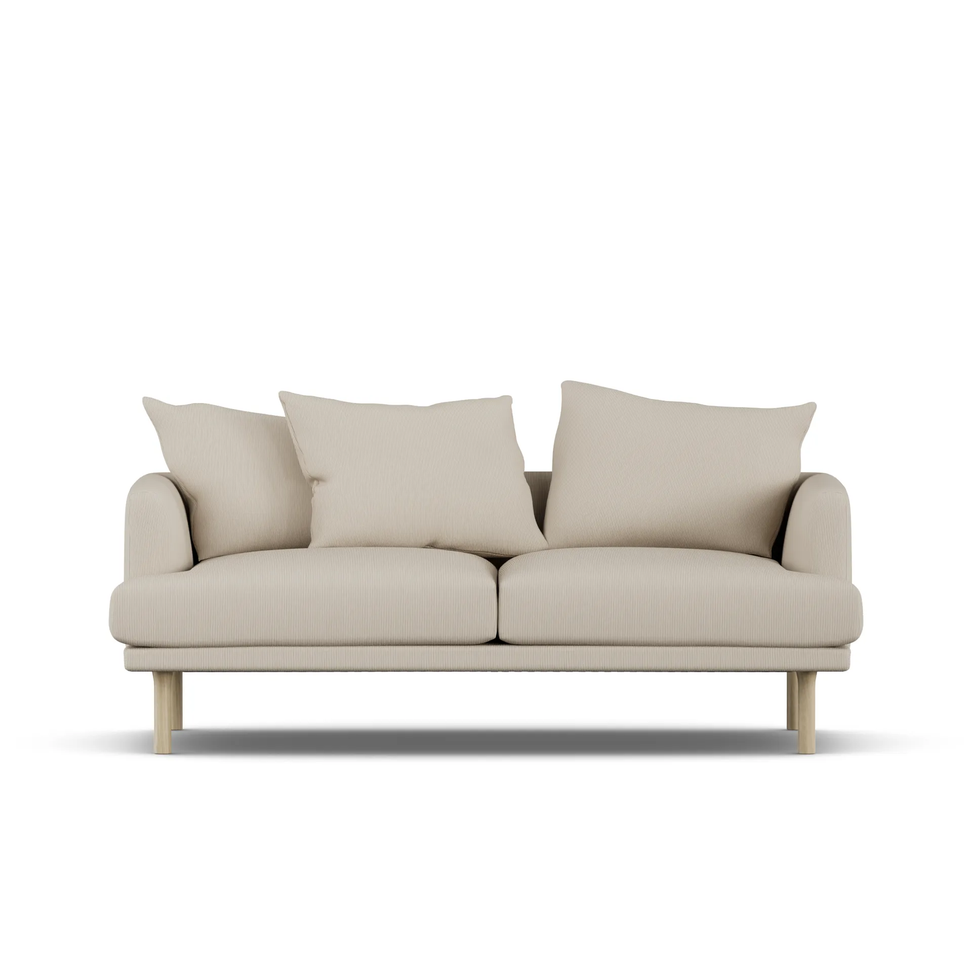 Sjövik soffa, Jump Beige 1956-vitoljad ek, 2,5-sits 1898