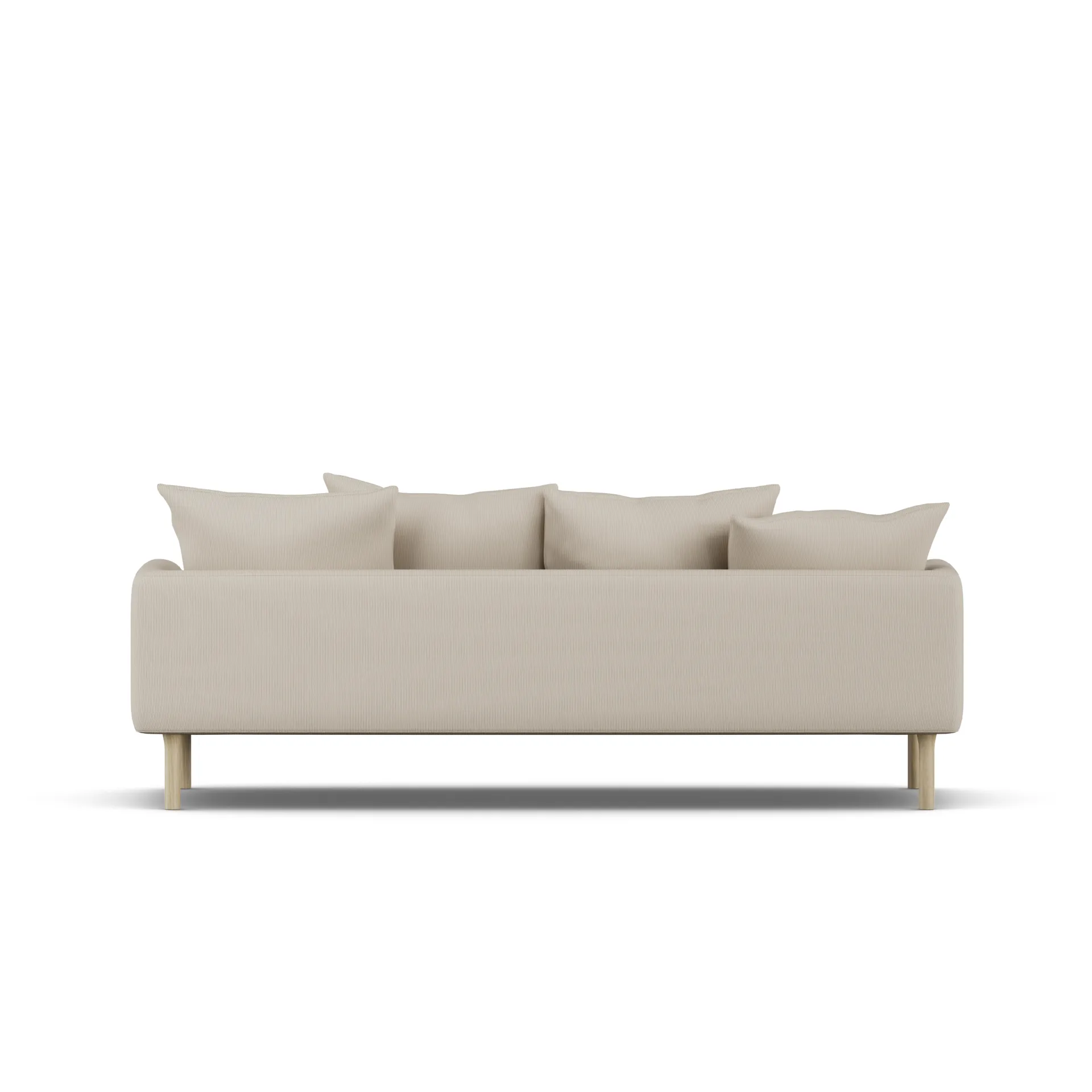 Sjövik soffa, Jump Beige 1956-vitoljad ek, 3-sits 1898