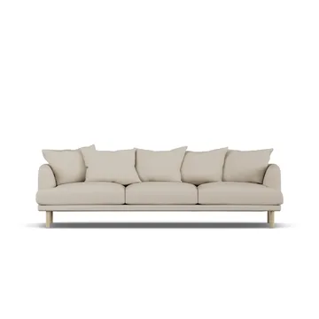 Sjövik soffa - Jump Beige 1956-vitoljad ek, 3,5-sits - 1898