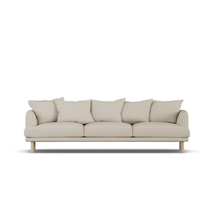Sjövik soffa - Jump Beige 1956-vitoljad ek, 3,5-sits - 1898
