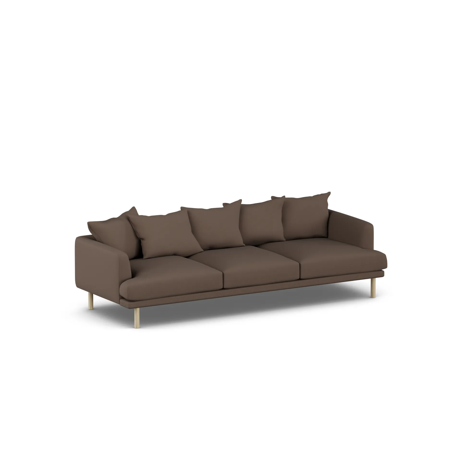 Sjövik soffa, Jump Brown 1955-vitoljad ek, 3,5-sits 1898