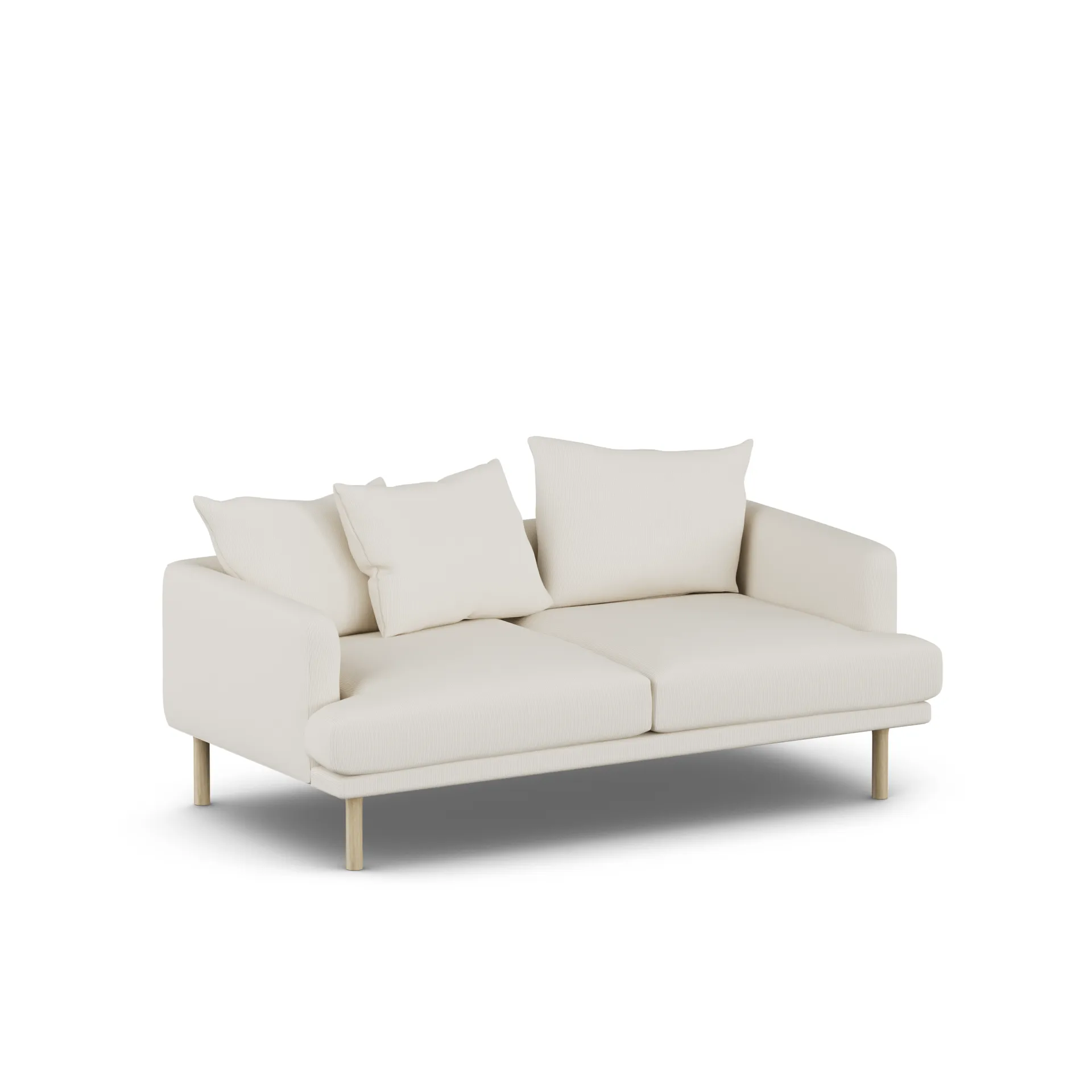 Sjövik soffa, Jump Off White 1954-vitoljad ek, 2,5-sits 1898