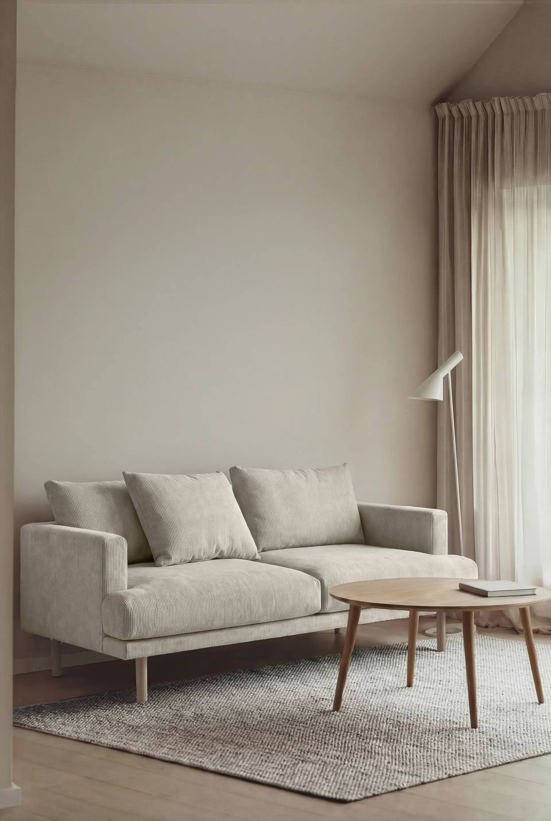 Sjövik soffa, Jump Off White 1954-vitoljad ek, 2,5-sits 1898