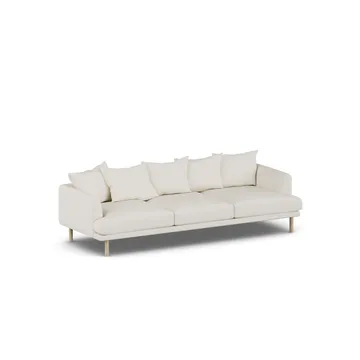 Sjövik soffa - Jump Off White 1954-vitoljad ek, 3,5-sits - 1898