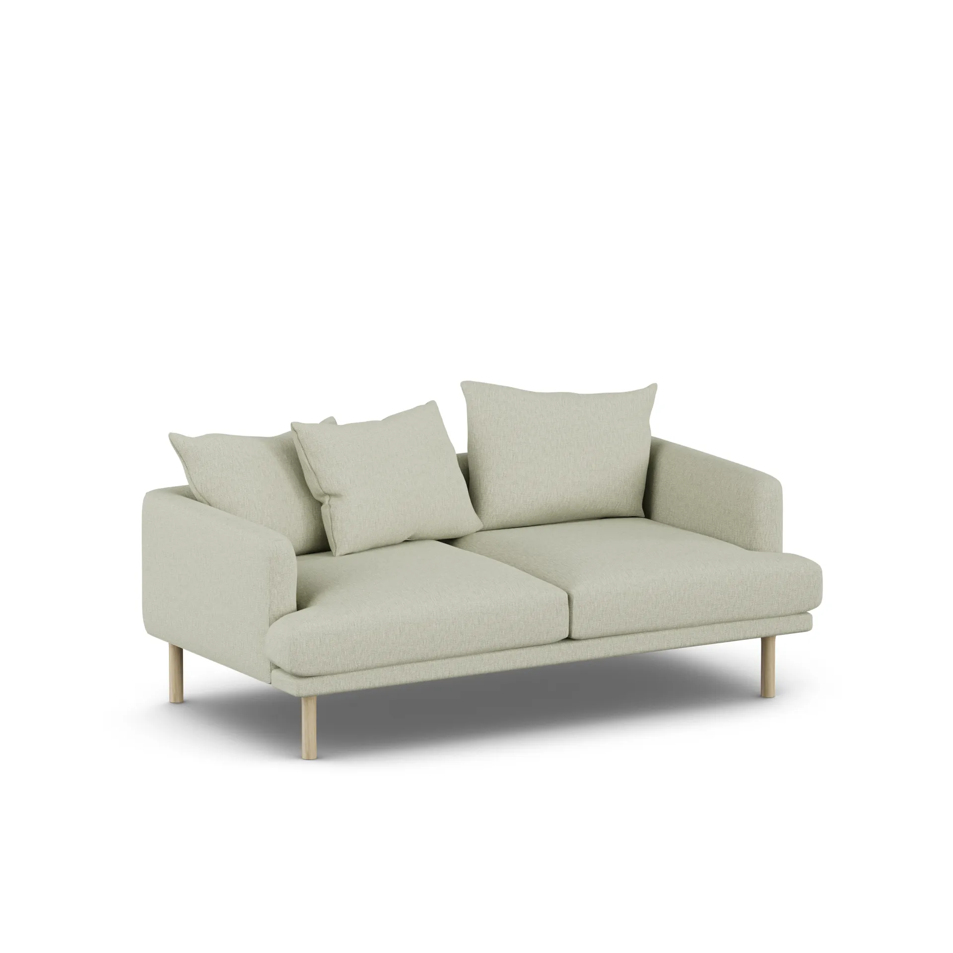 Sjövik soffa, Luiza Beige 3981-vitoljad ek, 2,5-sits 1898