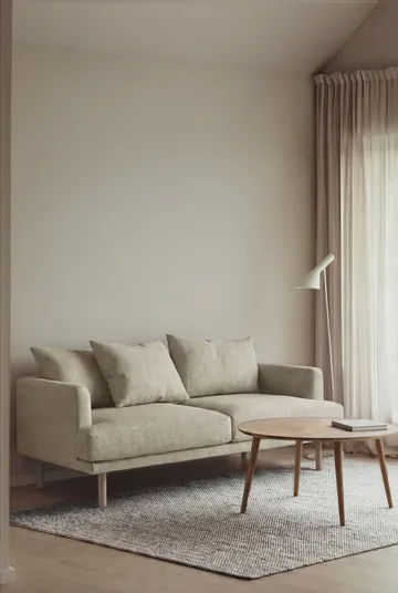 Sjövik soffa - Luiza Beige 3981-vitoljad ek, 2,5-sits - 1898