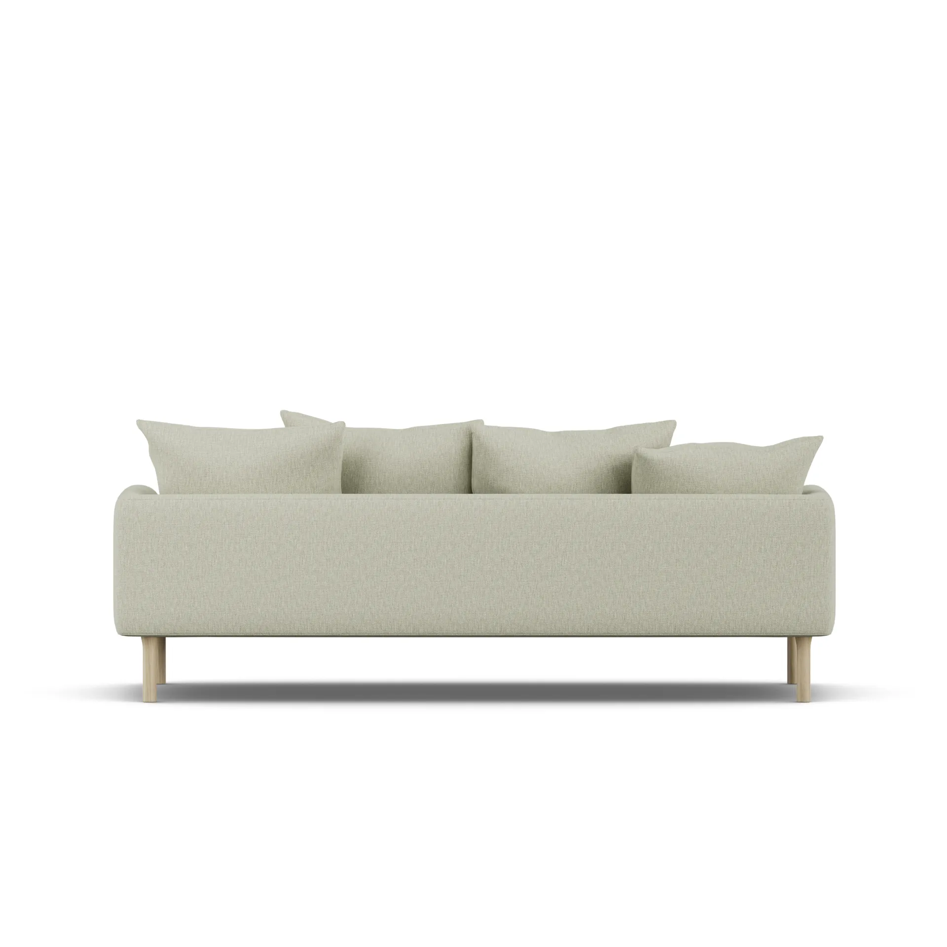 Sjövik soffa, Luiza Beige 3981-vitoljad ek, 3-sits 1898