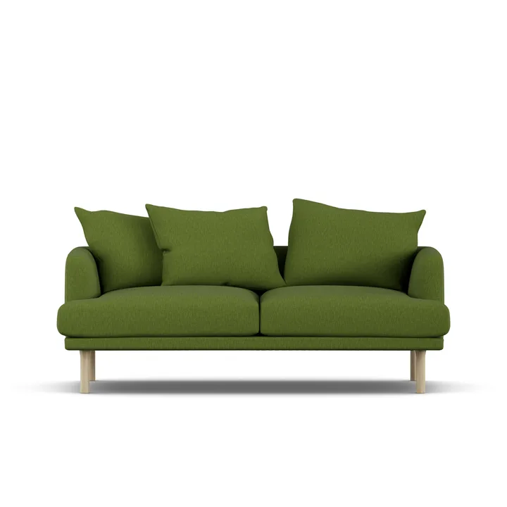 Sjövik soffa - Luiza Green 3975-vitoljad ek, 2,5-sits - 1898