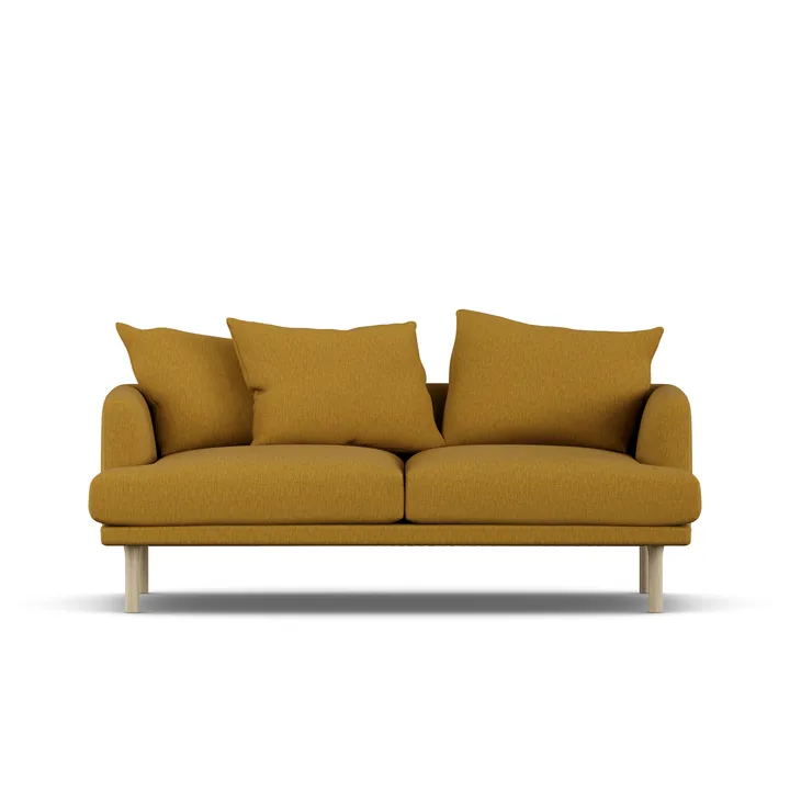 Sjövik soffa - Luiza Mustard 3972-vitoljad ek, 2,5-sits - 1898
