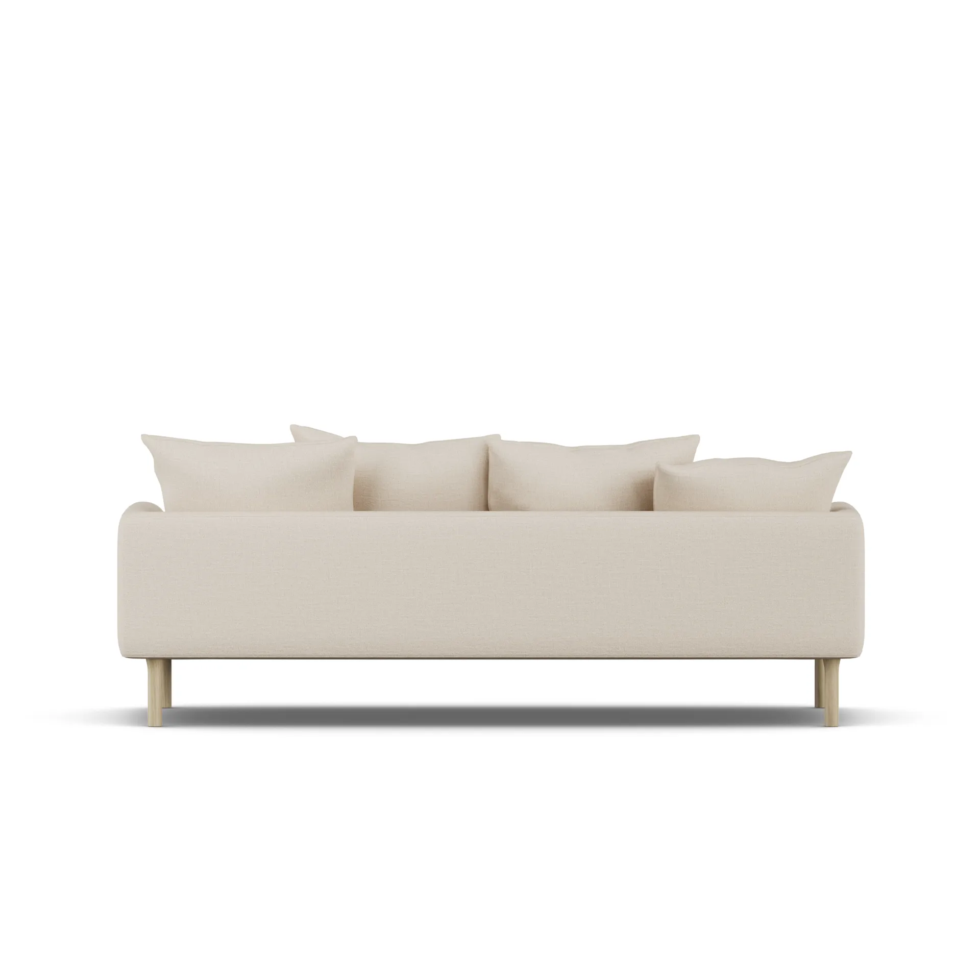 Sjövik soffa, Same Beige 6670-vitoljad ek, 3-sits 1898
