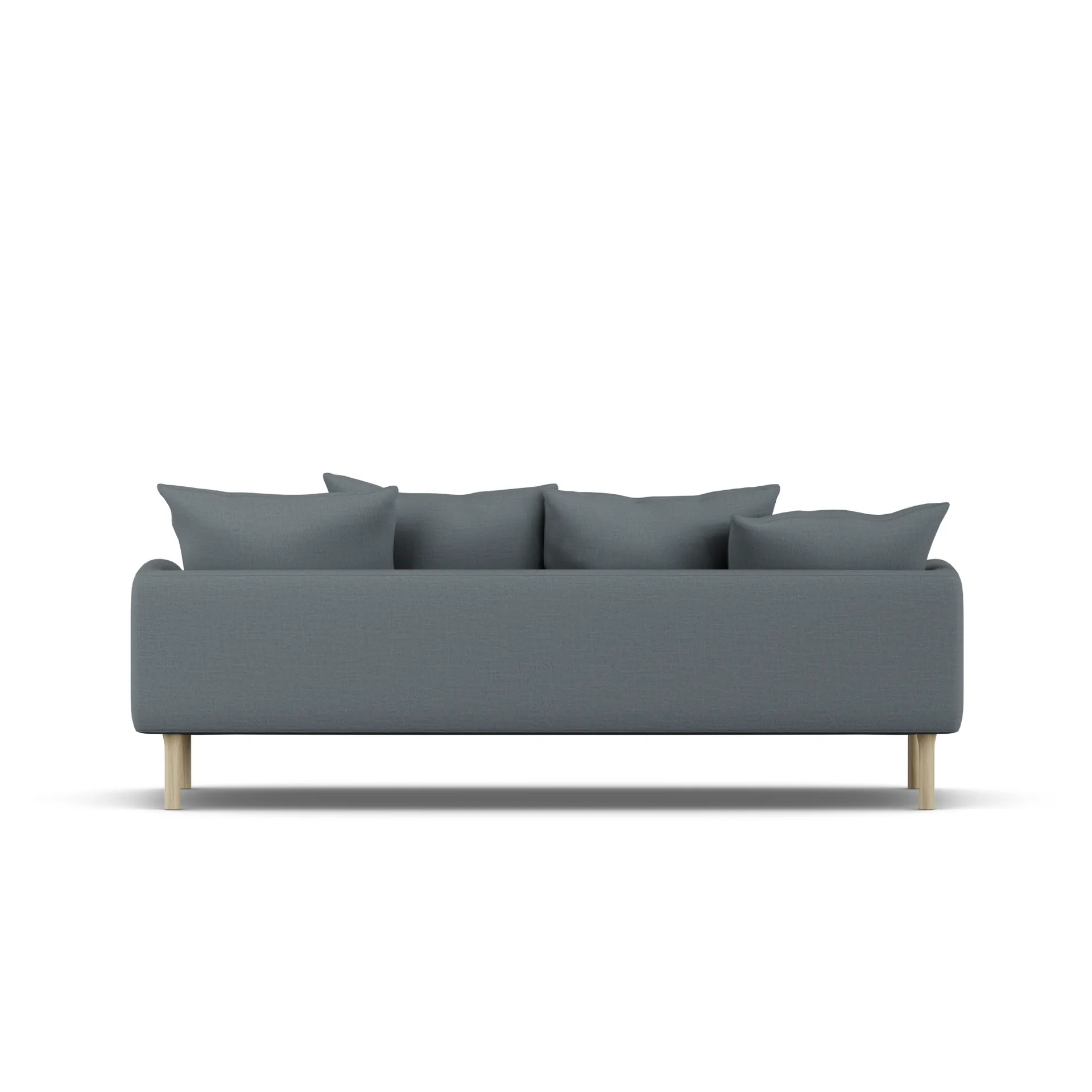 Sjövik soffa, Same Blue 6678-vitoljad ek, 3-sits 1898