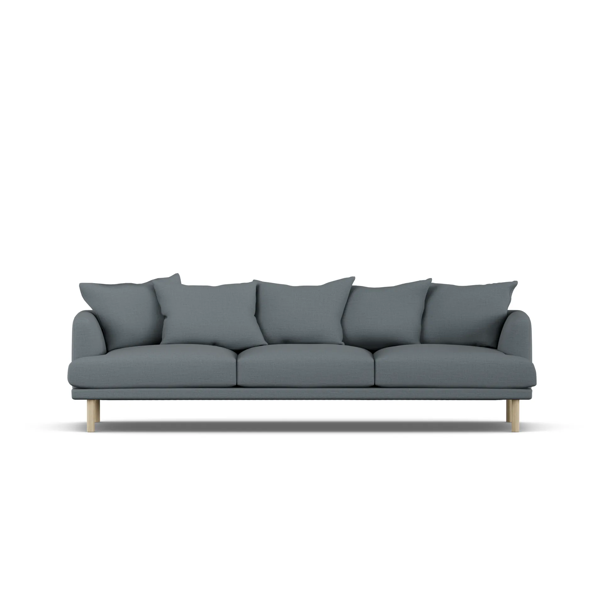 Sjövik soffa, Same Blue 6678-vitoljad ek, 3,5-sits 1898