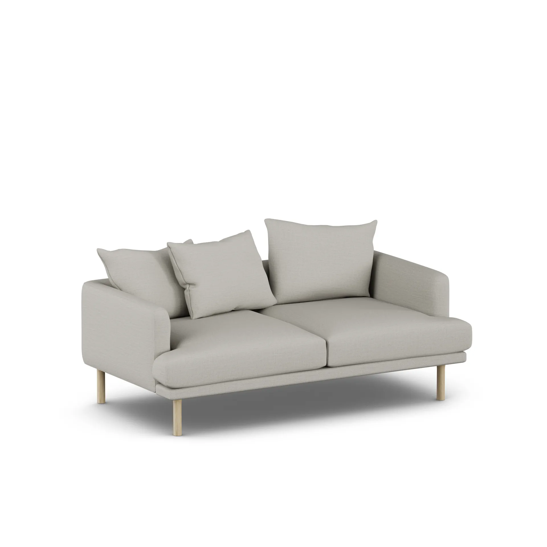 Sjövik soffa, Same Grey 6673-vitoljad ek, 2,5-sits 1898