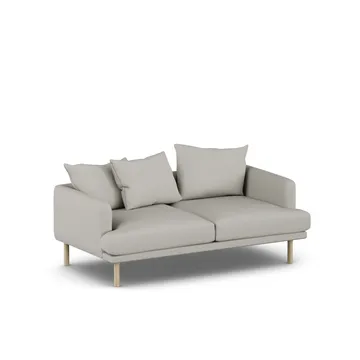 Sjövik soffa - Same Grey 6673-vitoljad ek, 2,5-sits - 1898