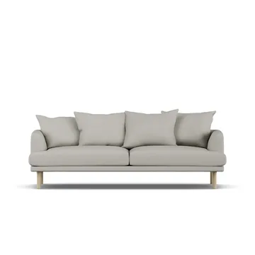 Sjövik soffa - Same Grey 6673-vitoljad ek, 3-sits - 1898