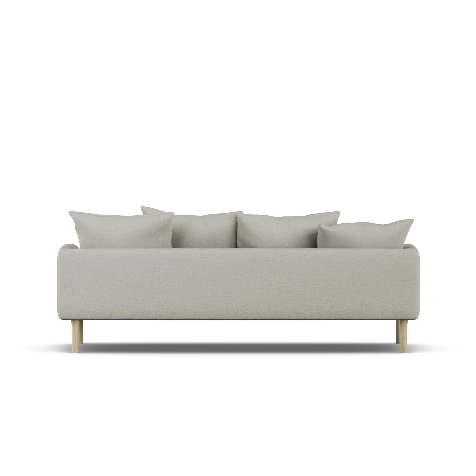 Sjövik soffa, Same Grey 6673-vitoljad ek, 3-sits 1898