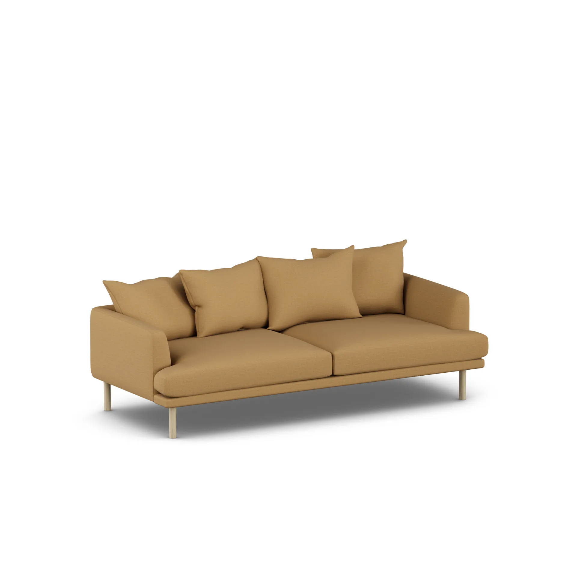 Sjövik soffa, Same Ochre 6676-vitoljad ek, 3-sits 1898
