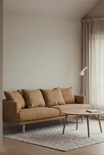 Sjövik soffa - Same Ochre 6676-vitoljad ek, 3-sits - 1898