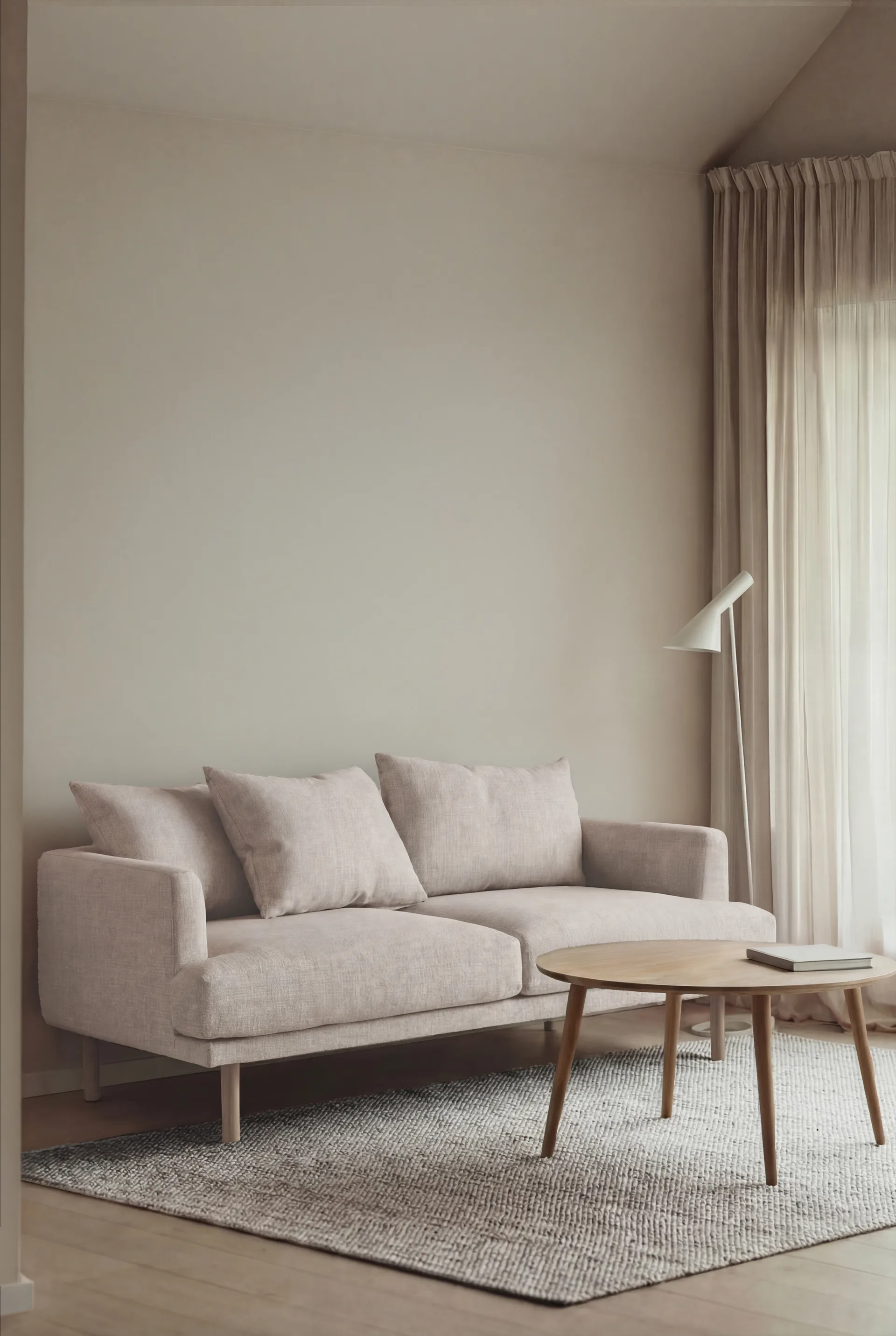 Sjövik soffa, Same Off White 6671-vitoljad ek, 2,5-sits 1898