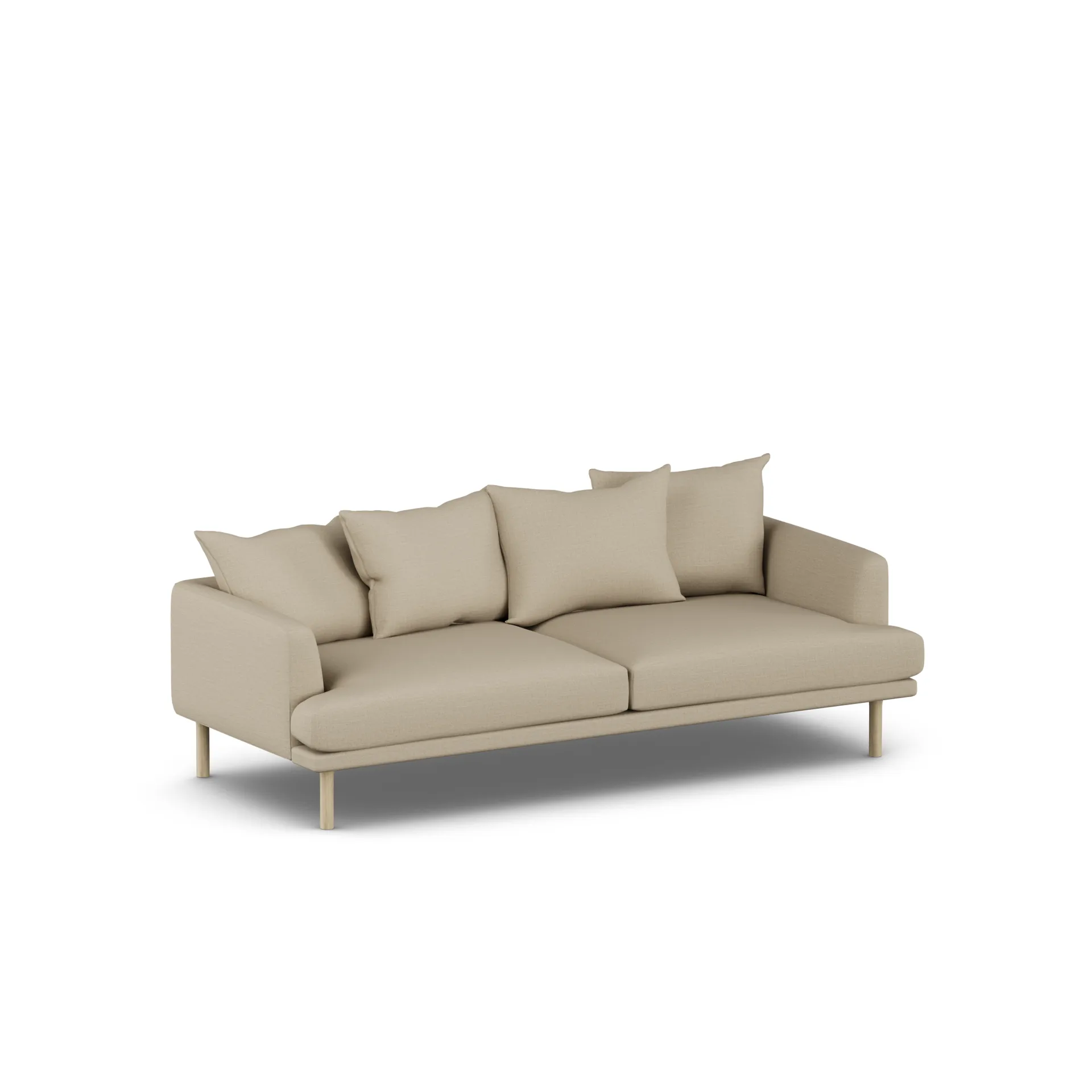 Sjövik soffa, Same Sand 6672-vitoljad ek, 3-sits 1898