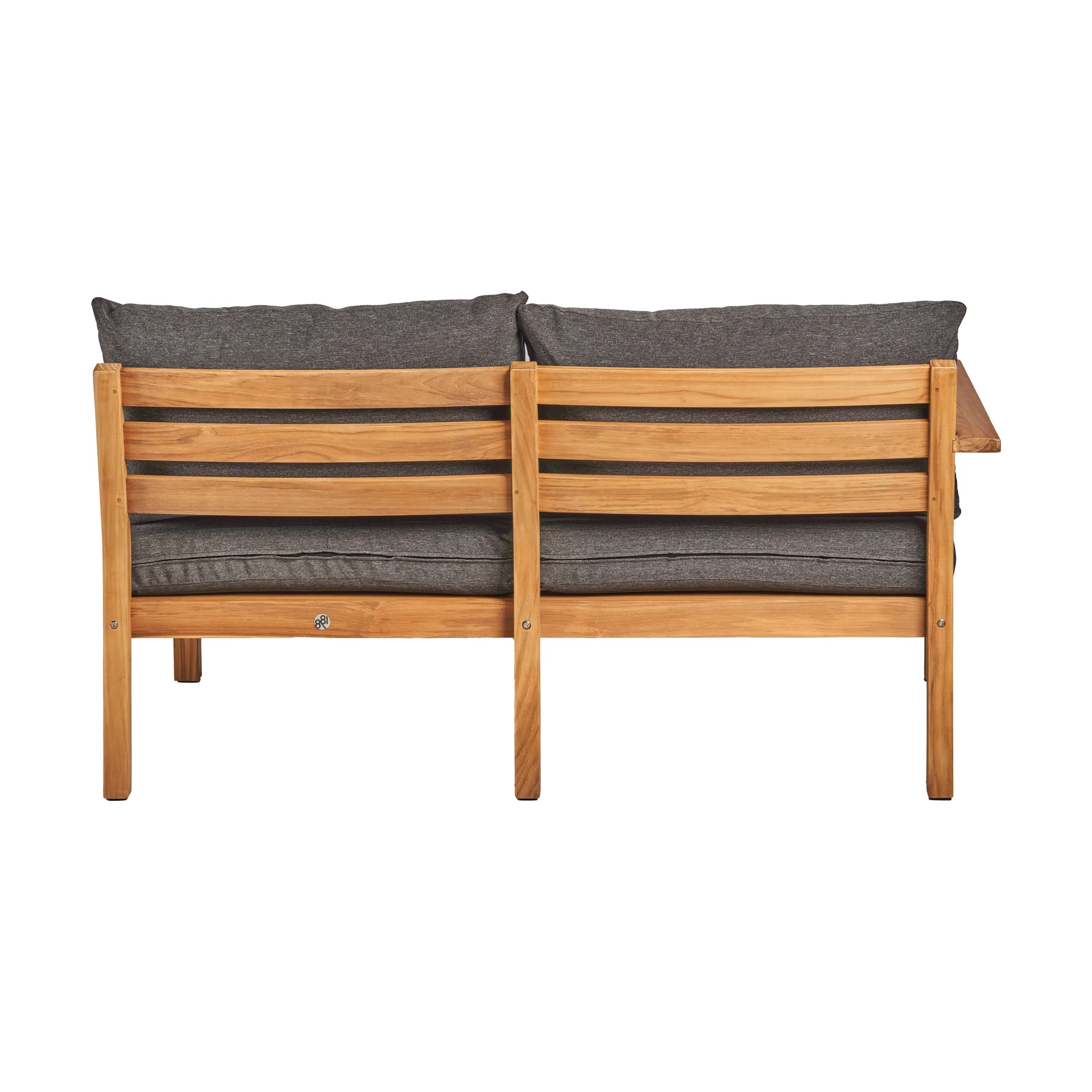 Stockaryd soffmodul 2-sits höger teak/dark grey 1898