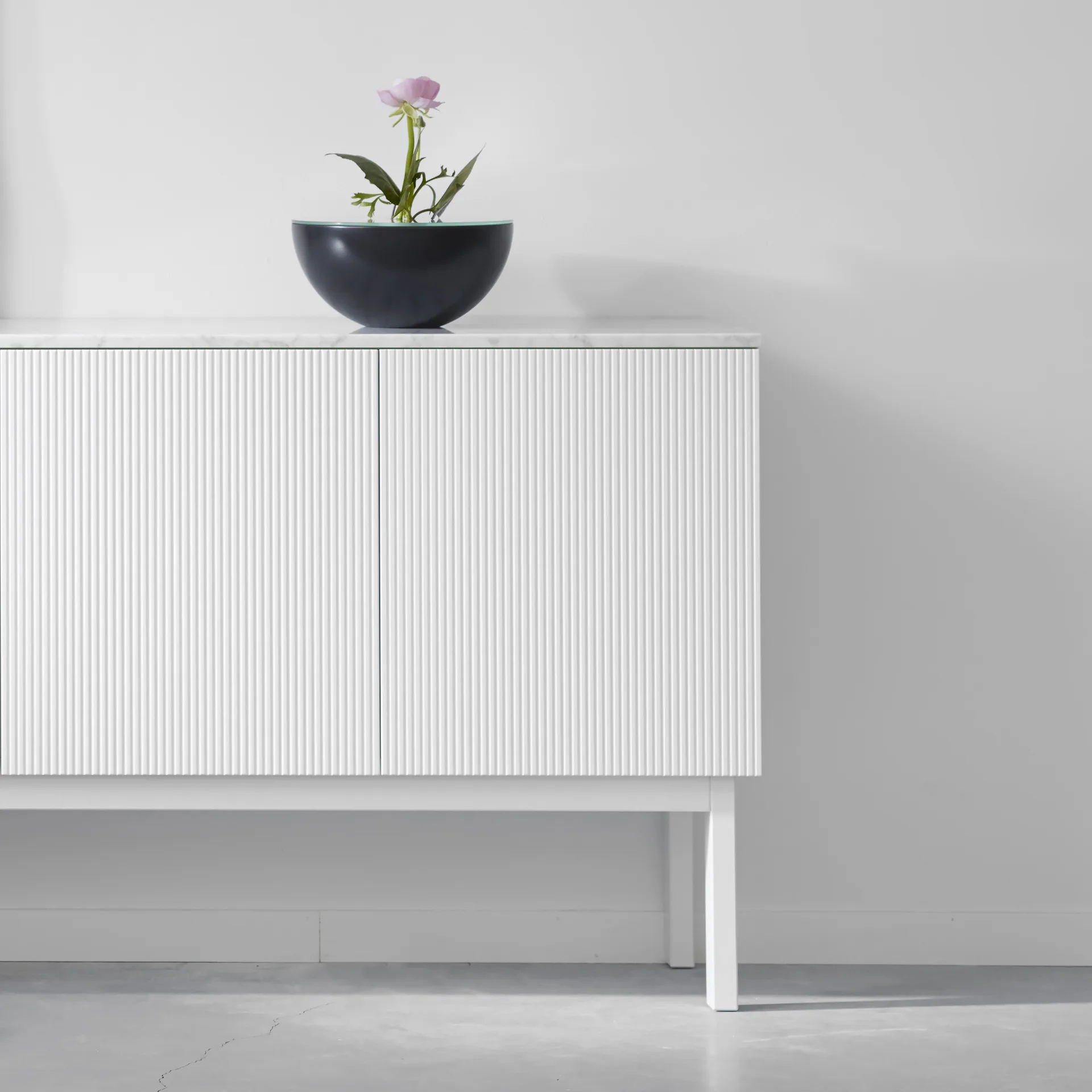 Beam sideboard, ljusgrå, ljusgrått stativ A2