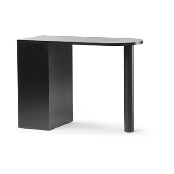 Hub skrivbord - Svartbetsad ek, 100x73x43 cm - A2
