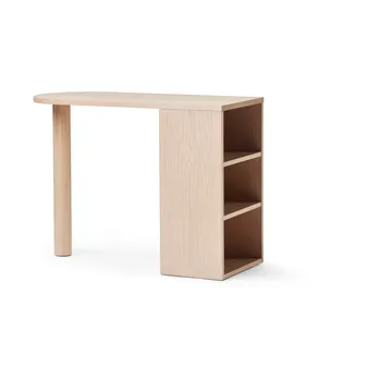 Hub skrivbord - Vitoljad ek, 100x73x43 cm - A2