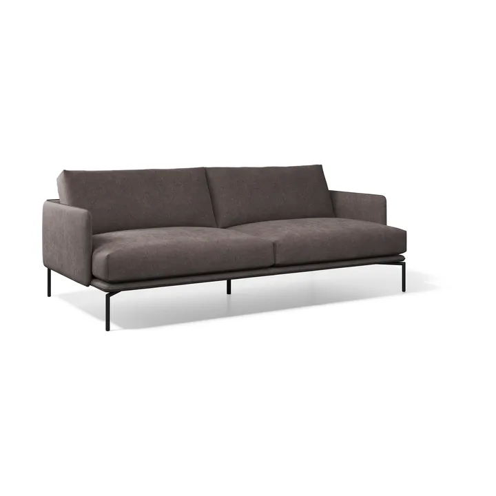 Baron soffa 3-sits - Läder adea nubuck 98-210 cm - Adea