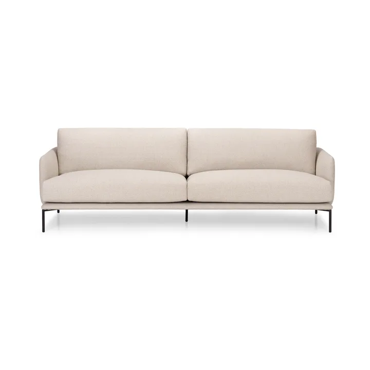 Baron soffa 3-sits - Tyg bohemian 000 vit-237 cm - Adea