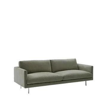 Basel soffa 200 cm - Malawi 01 green, aluminiumben, 200 cm - Adea