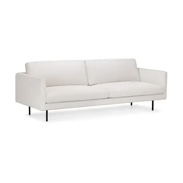 Basel soffa 220 cm - Siru 93 white-svarta ben - Adea
