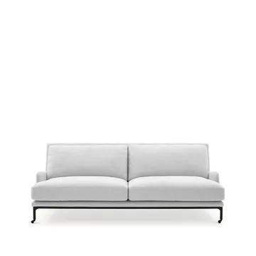 Mr. Jones soffa 230 cm - Aurora 8 ljusgrå-svart - Adea