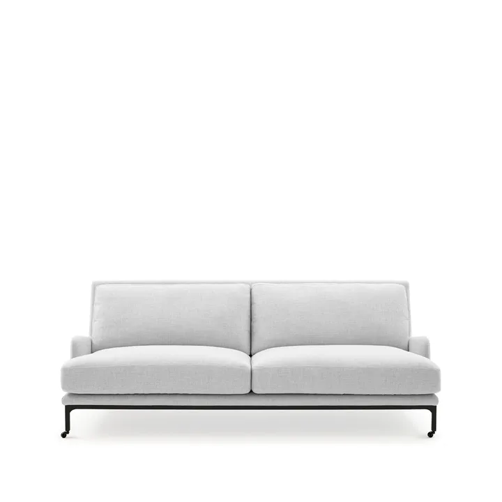 Mr. Jones soffa 230 cm - Aurora 8 ljusgrå-svart - Adea
