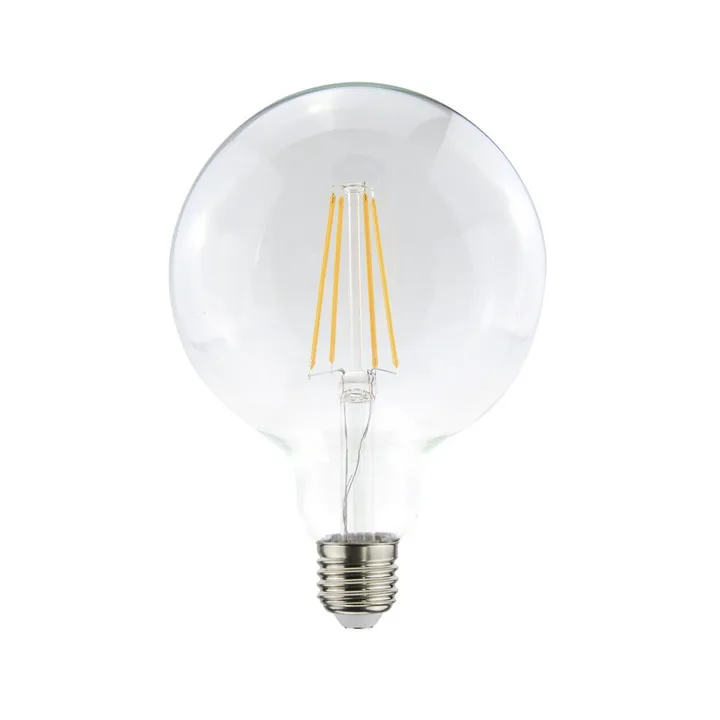 Airam Filament LED 3-stegs dimring-glob ljuskälla - klar, med minne, 125mm e27, 7w - Airam
