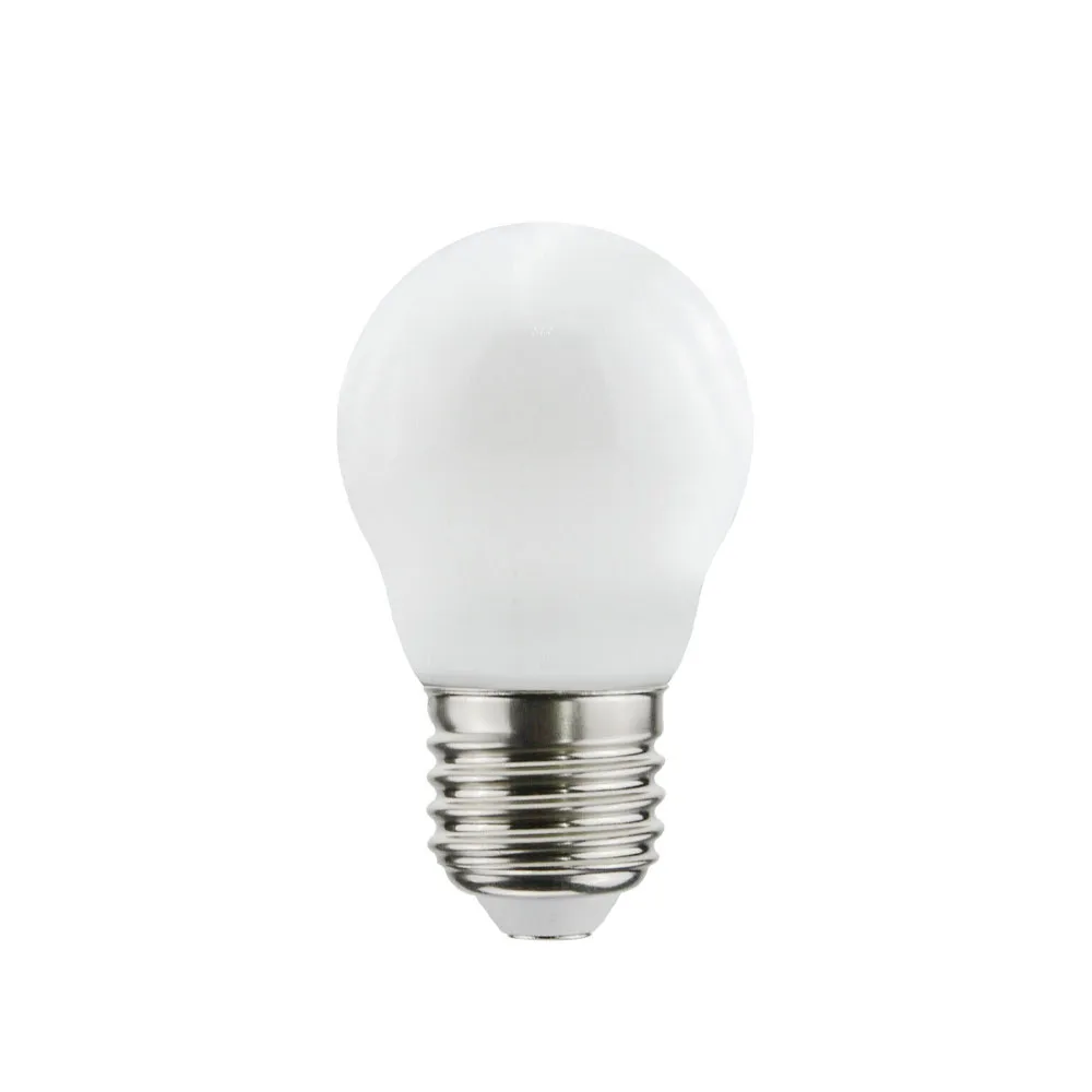 Airam Filament LED dim to warm-klot E27 ljuskälla, opal, p45 e27, 5w Airam