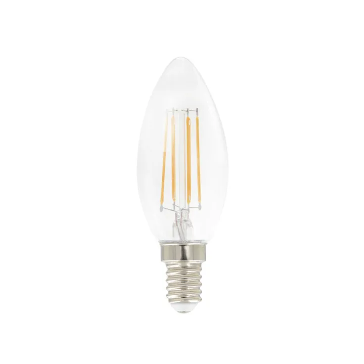 Airam Filament LED kronljus ljuskälla - klar, med minne e14, 5w - Airam