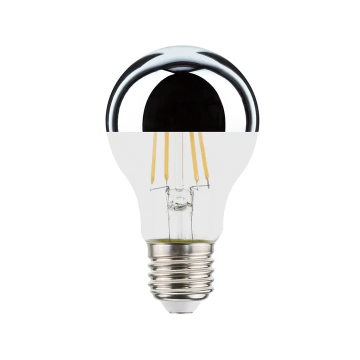 LED Top Mir ljuskälla E27 - transparent/silver, 2700K 680lme 7W - Airam