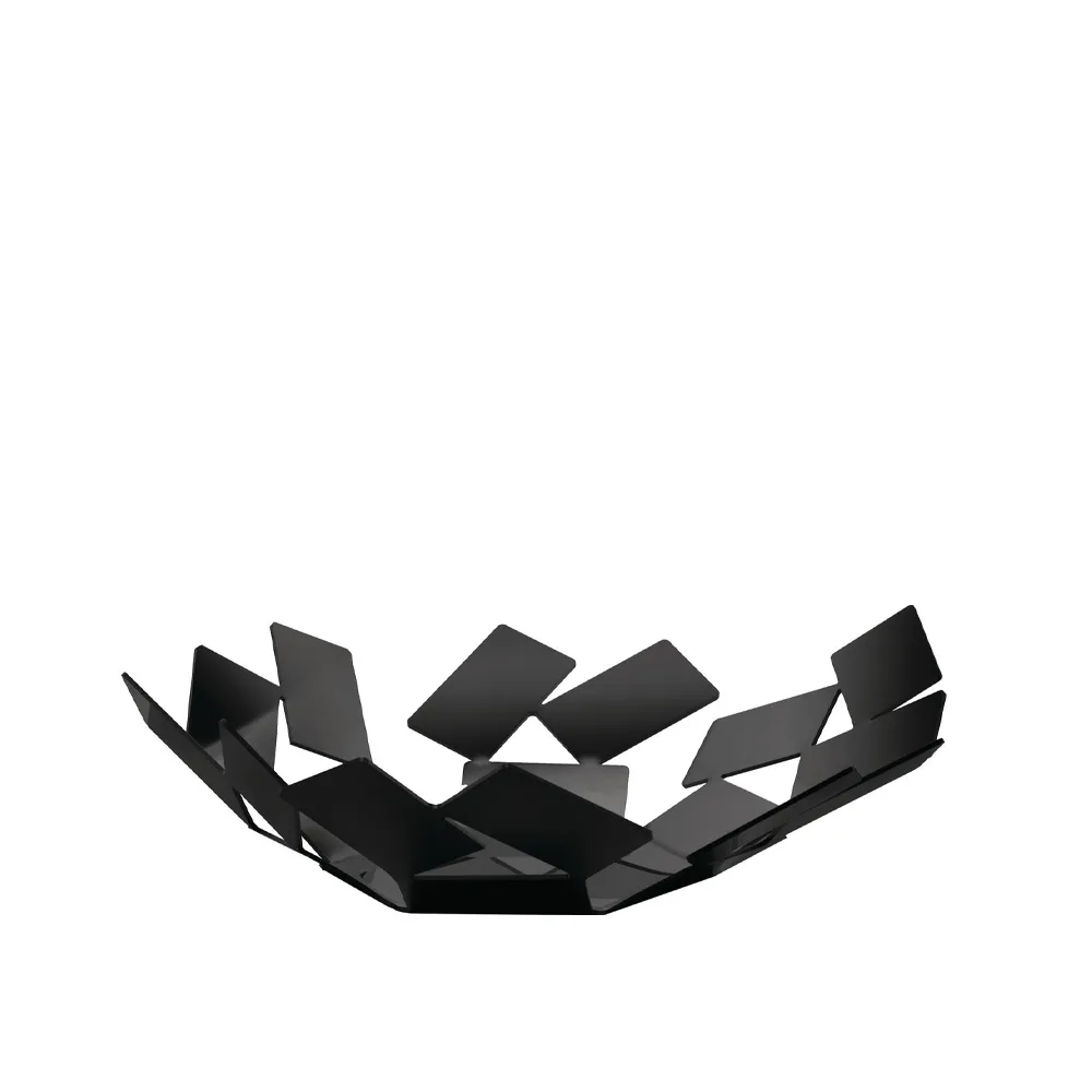 La Stanza dello Scirocco fruktkorg, svart, small Alessi