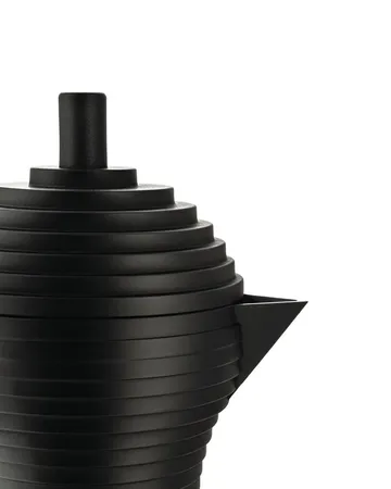 Pulcina espressobryggare svart - 30 cl, 6 koppar - Alessi