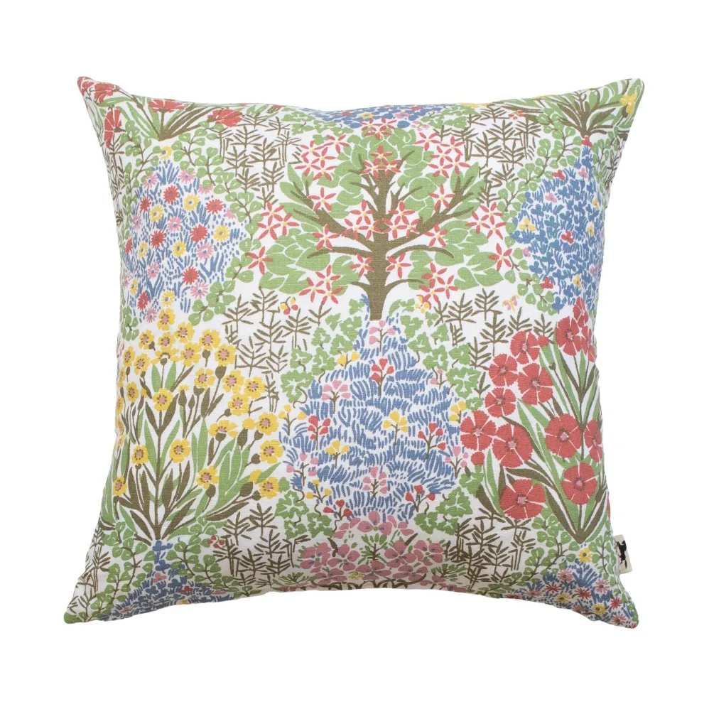 Botanic Garden kuddfodral 47x47 cm, Multi-Blå Almedahls